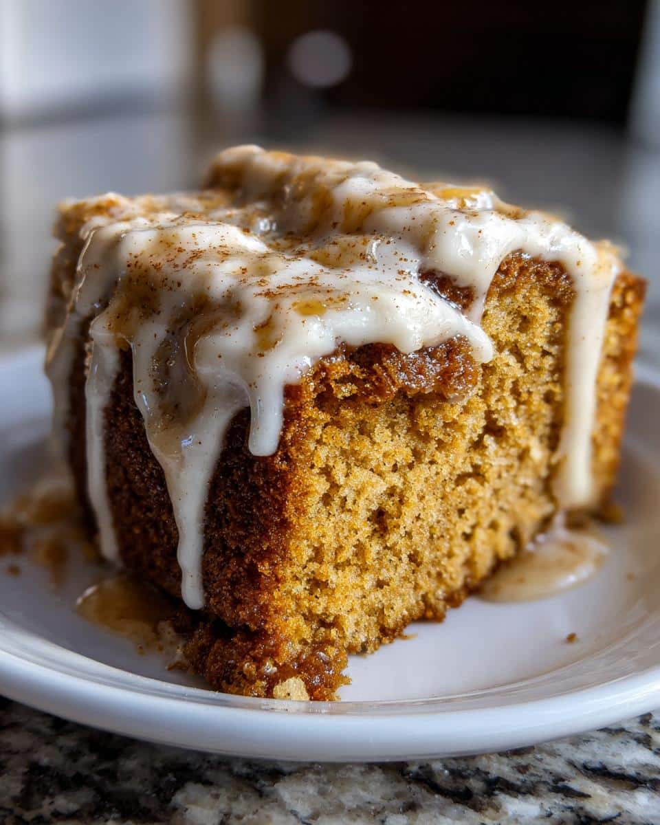 Pumpkin Spice Coffee Cake with Cinnamon Honey Butter - detail 1