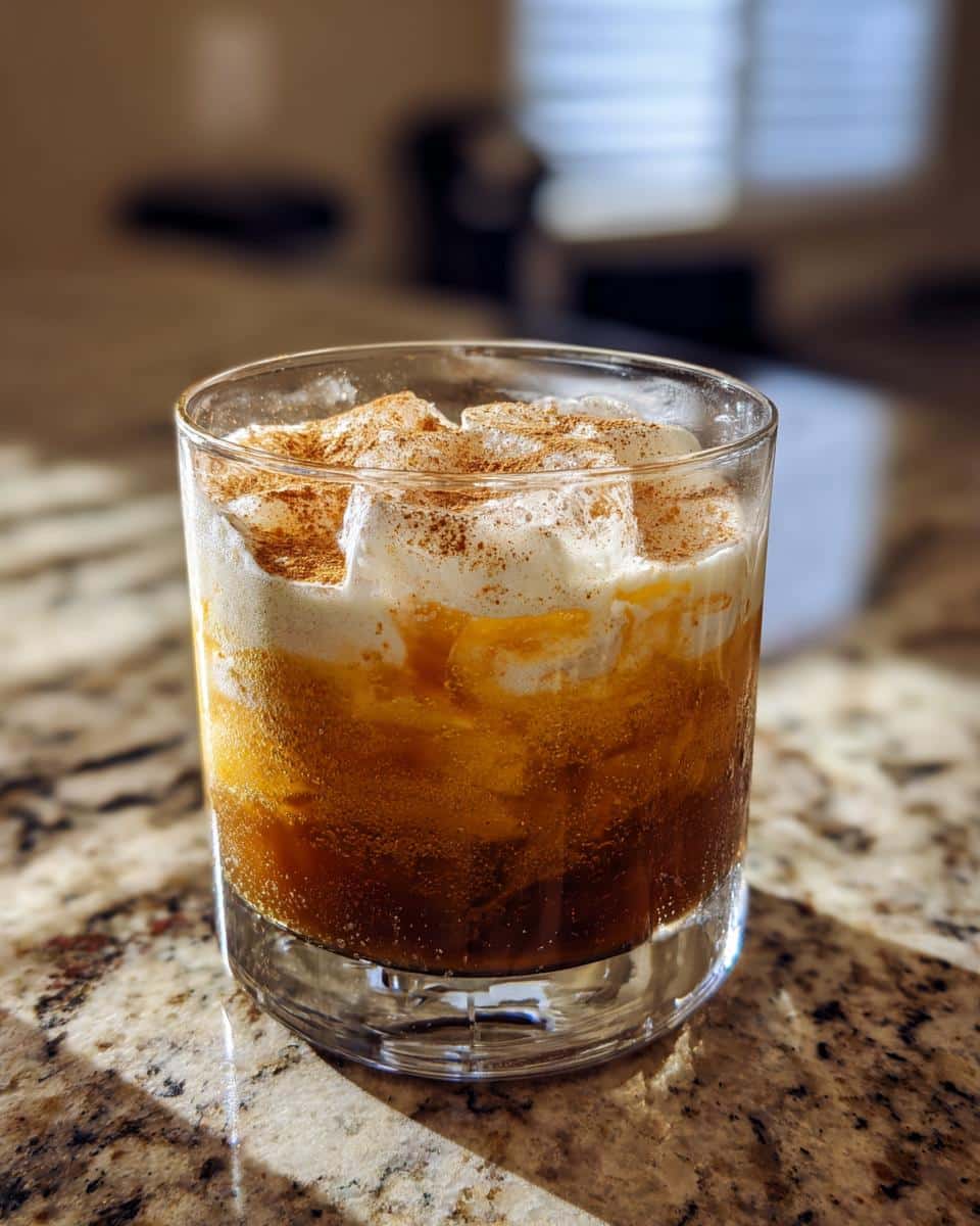 Pumpkin Spice White Russian with Vanilla Vodka - detail 1