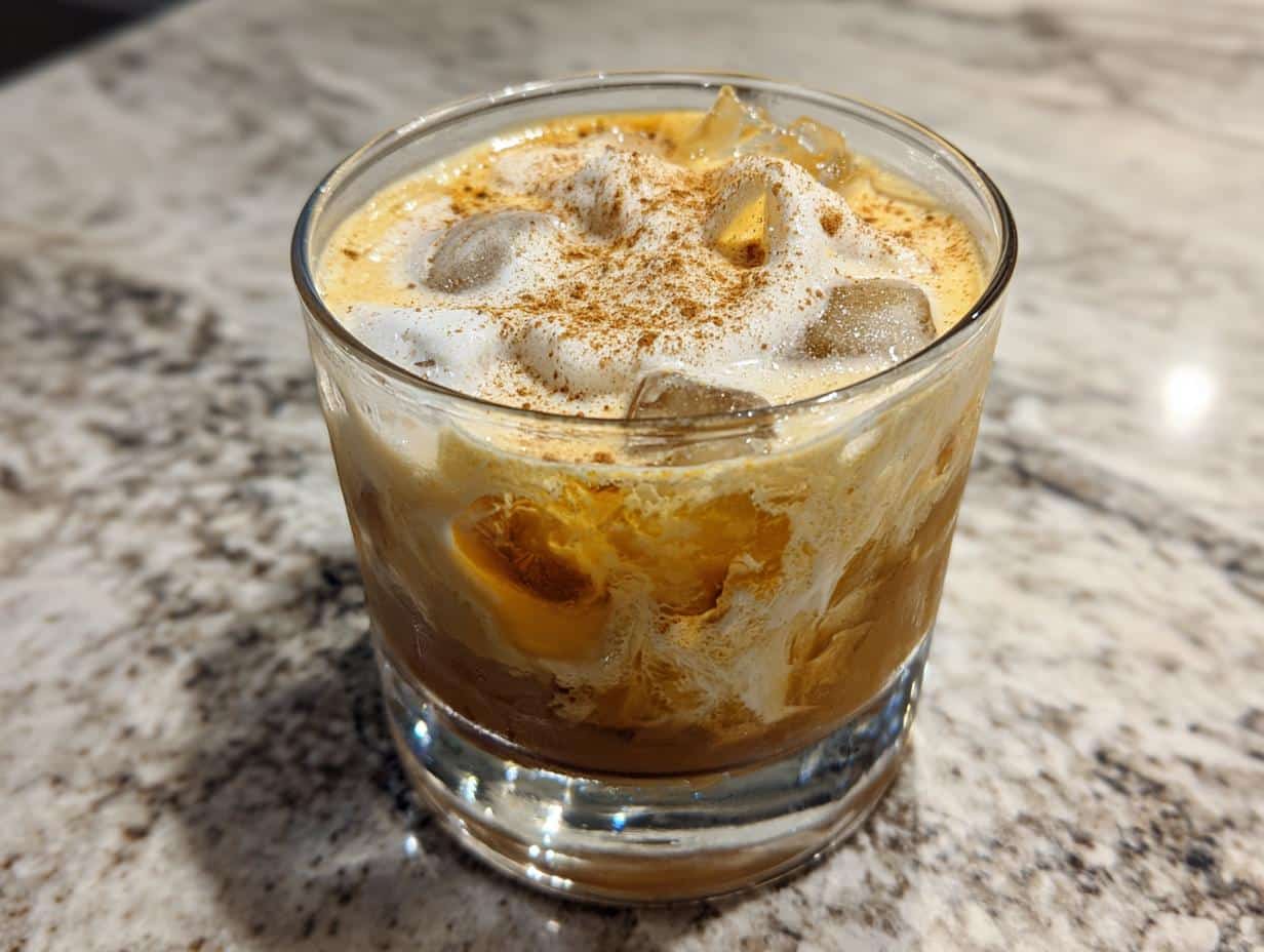 Pumpkin Spice White Russian with Vanilla Vodka