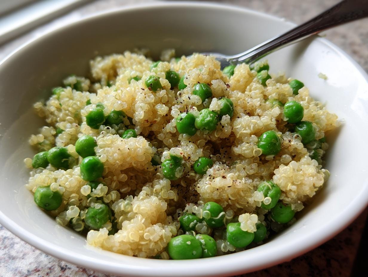Quinoa-Millet Peas Meal.
