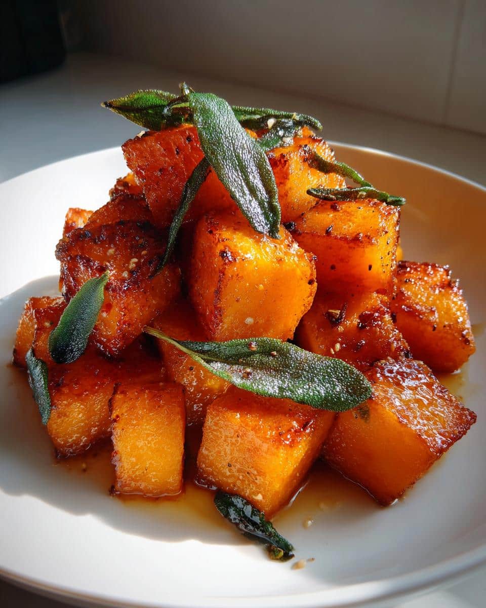Roasted Butternut Squash with Brown Butter and Sage - detail 1