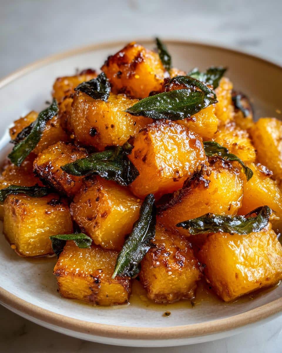 Roasted Butternut Squash with Brown Butter and Sage - detail 2