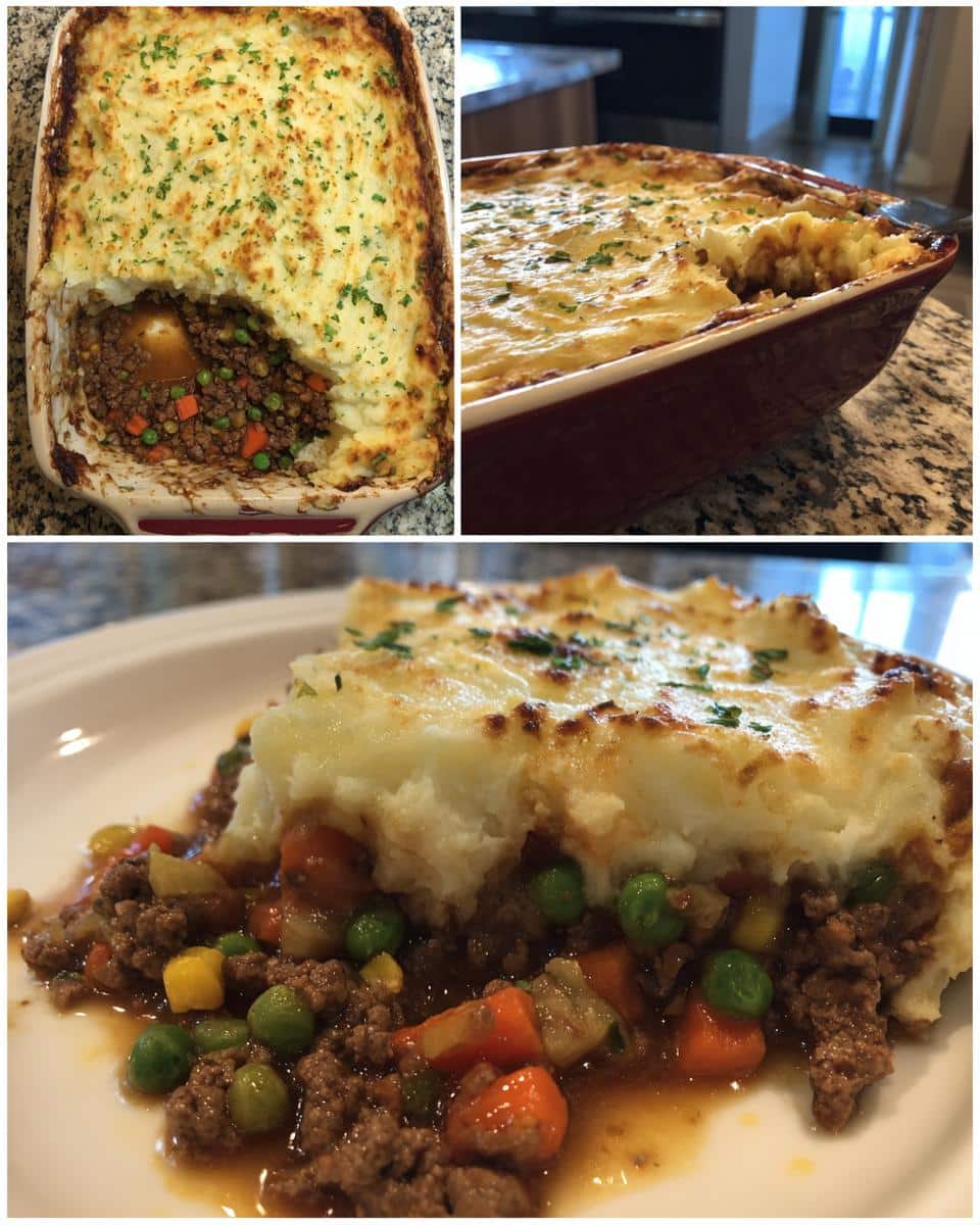 Shepherd's Pie with Garlic Mashed Potato Topping - detail 1