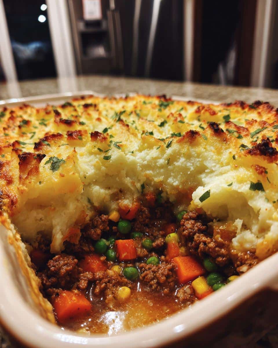 Shepherd's Pie with Garlic Mashed Potato Topping - detail 3