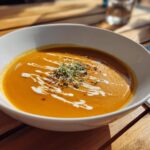 Silky Butternut Squash Soup with Coconut and Ginger