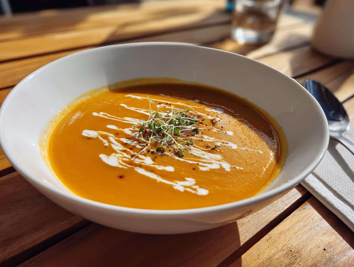 Silky Butternut Squash Soup with Coconut and Ginger – Heavenly Comfort in 45 Minutes