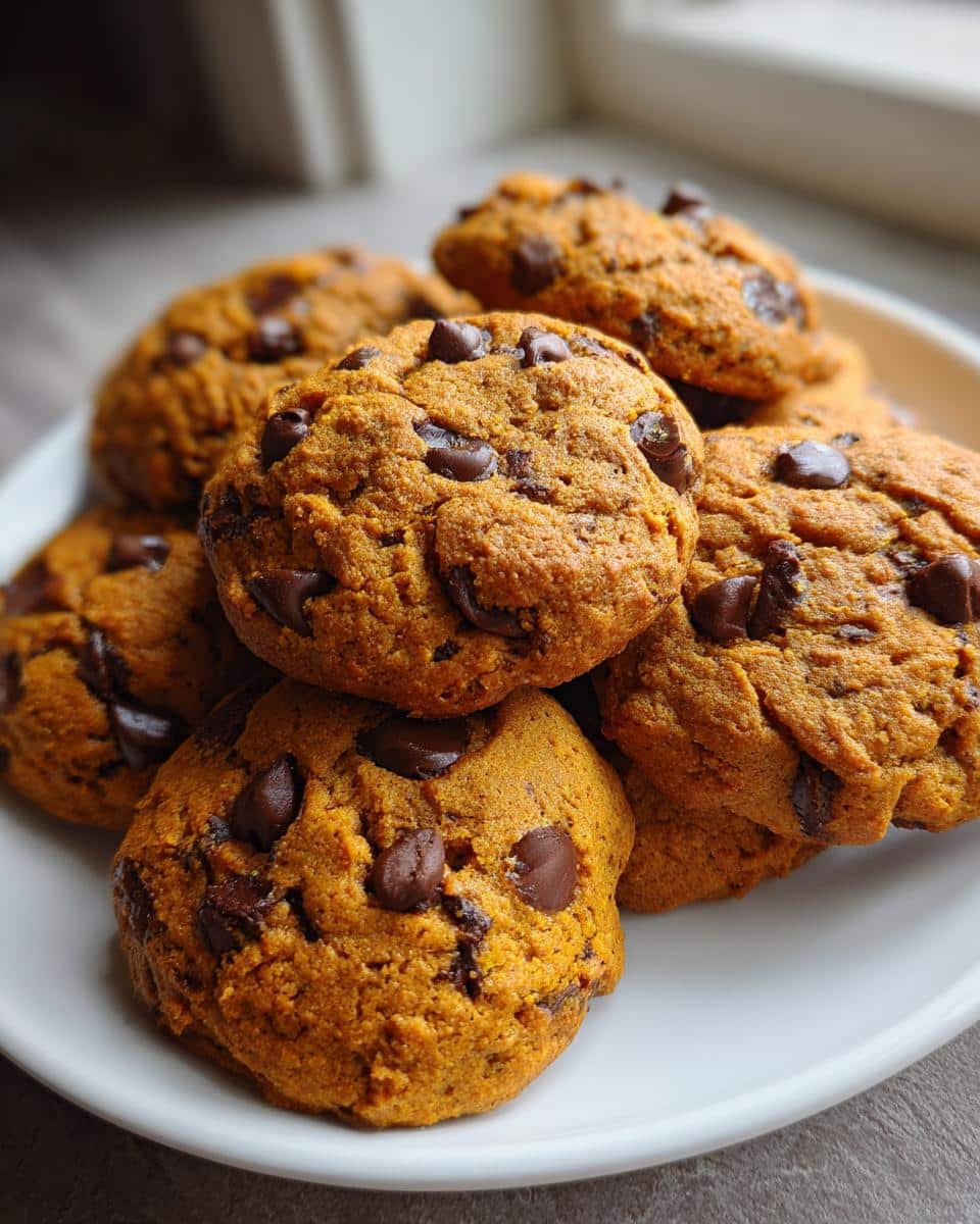 Soft Pumpkin Chocolate Chip Cookies - detail 1