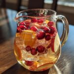 Sparkling Apple Cider Punch with Cranberries