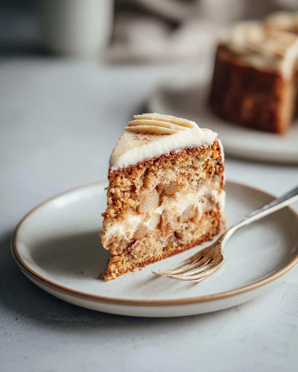 Spiced Apple Cake with Cream Cheese Frosting - detail 1