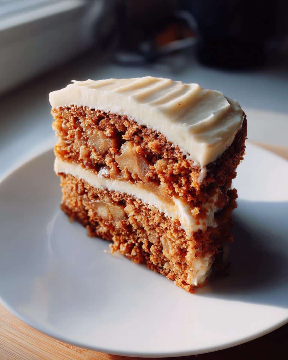 Spiced Apple Cake with Cream Cheese Frosting - detail 2