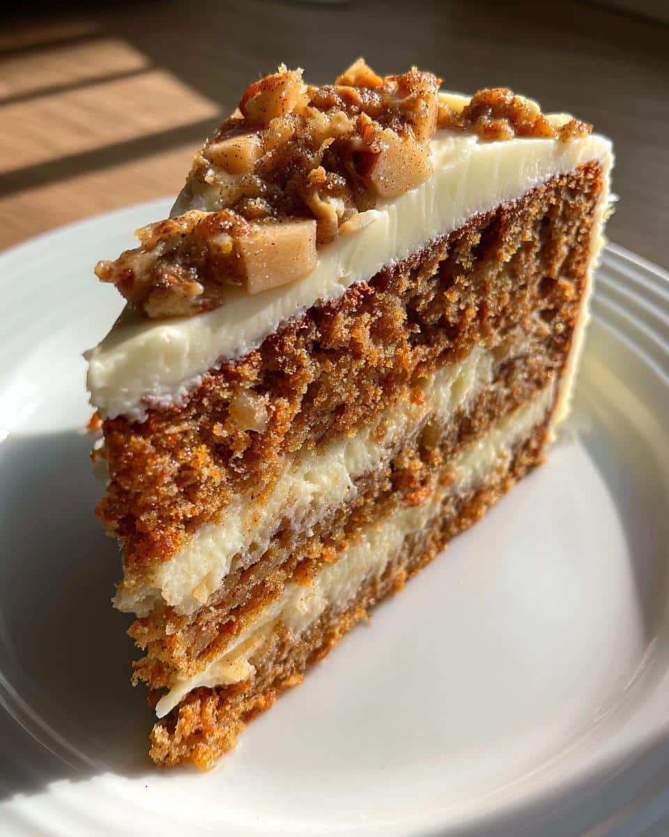Spiced Apple Cake with Cream Cheese Frosting - detail 3