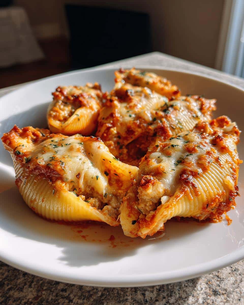 Spicy Pumpkin and Italian Sausage Stuffed Shells - detail 1
