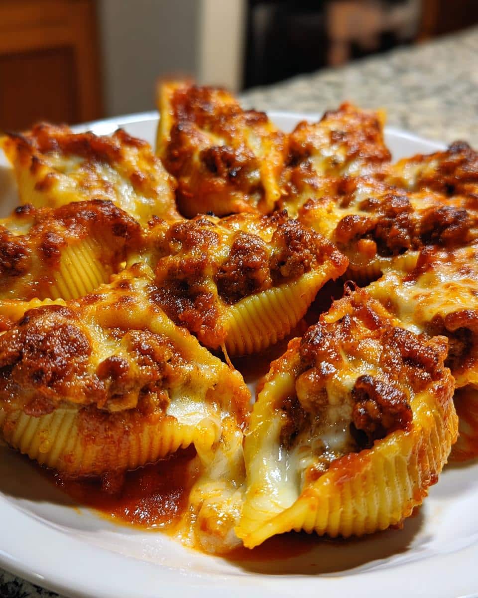 Spicy Pumpkin and Italian Sausage Stuffed Shells - detail 2