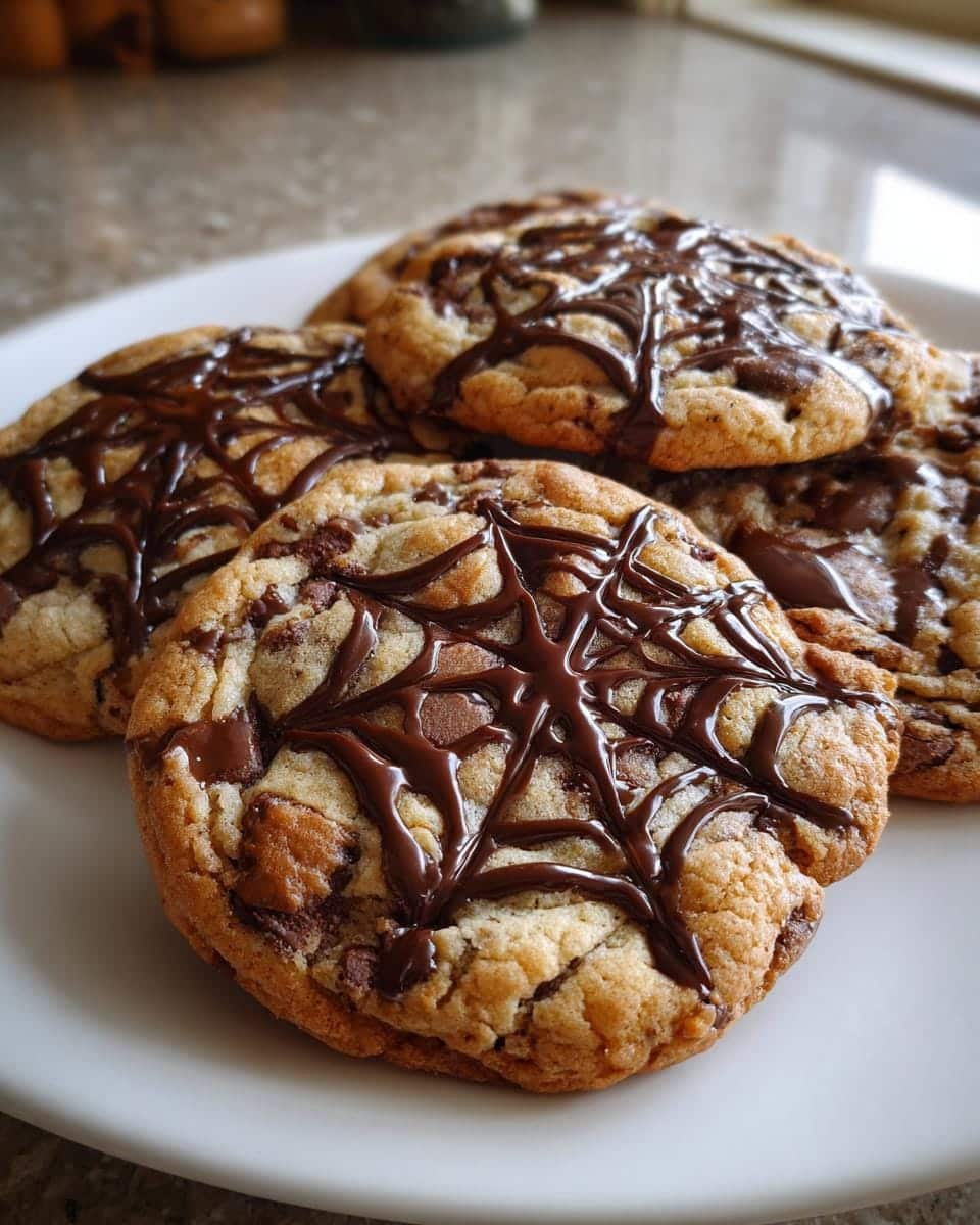 Spider Web Chocolate Chip Cookies - detail 3
