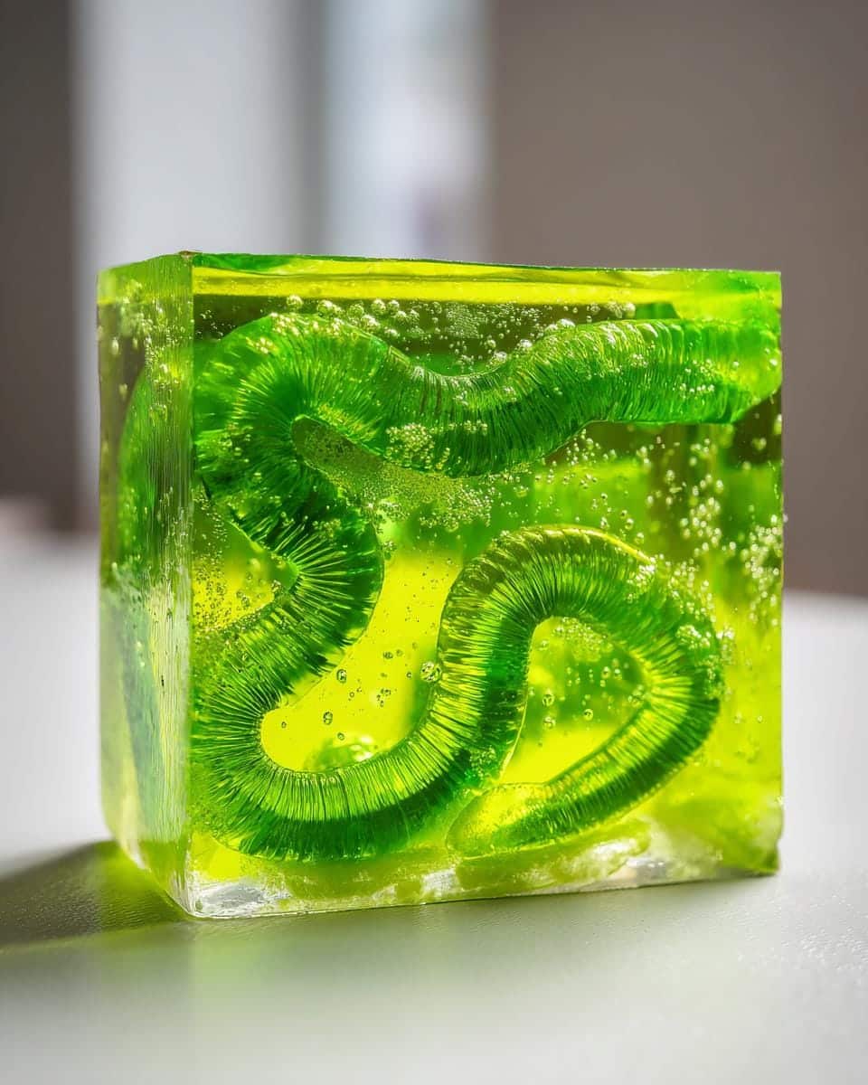 Spooky Worm Halloween Jello. - detail 1