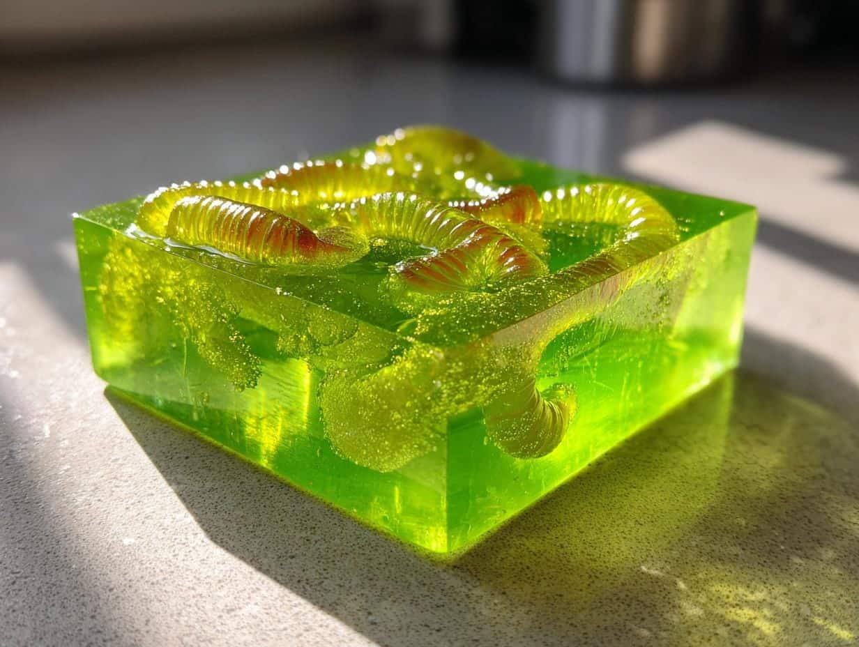 Spooky Worm Halloween Jello: 4 Easy Steps to Wiggly Fun