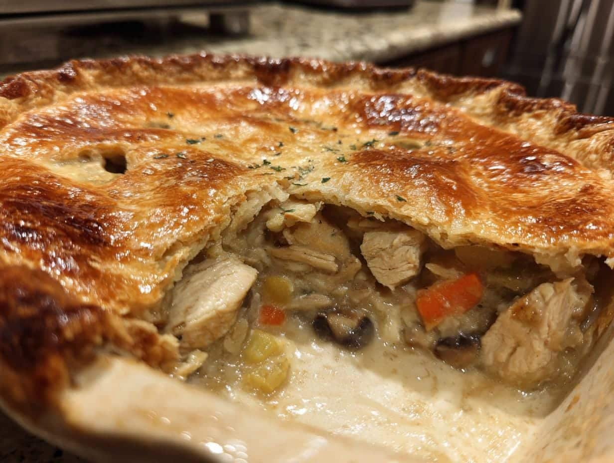 Irresistible Turkey and Mushroom Pot Pie in 45 Minutes