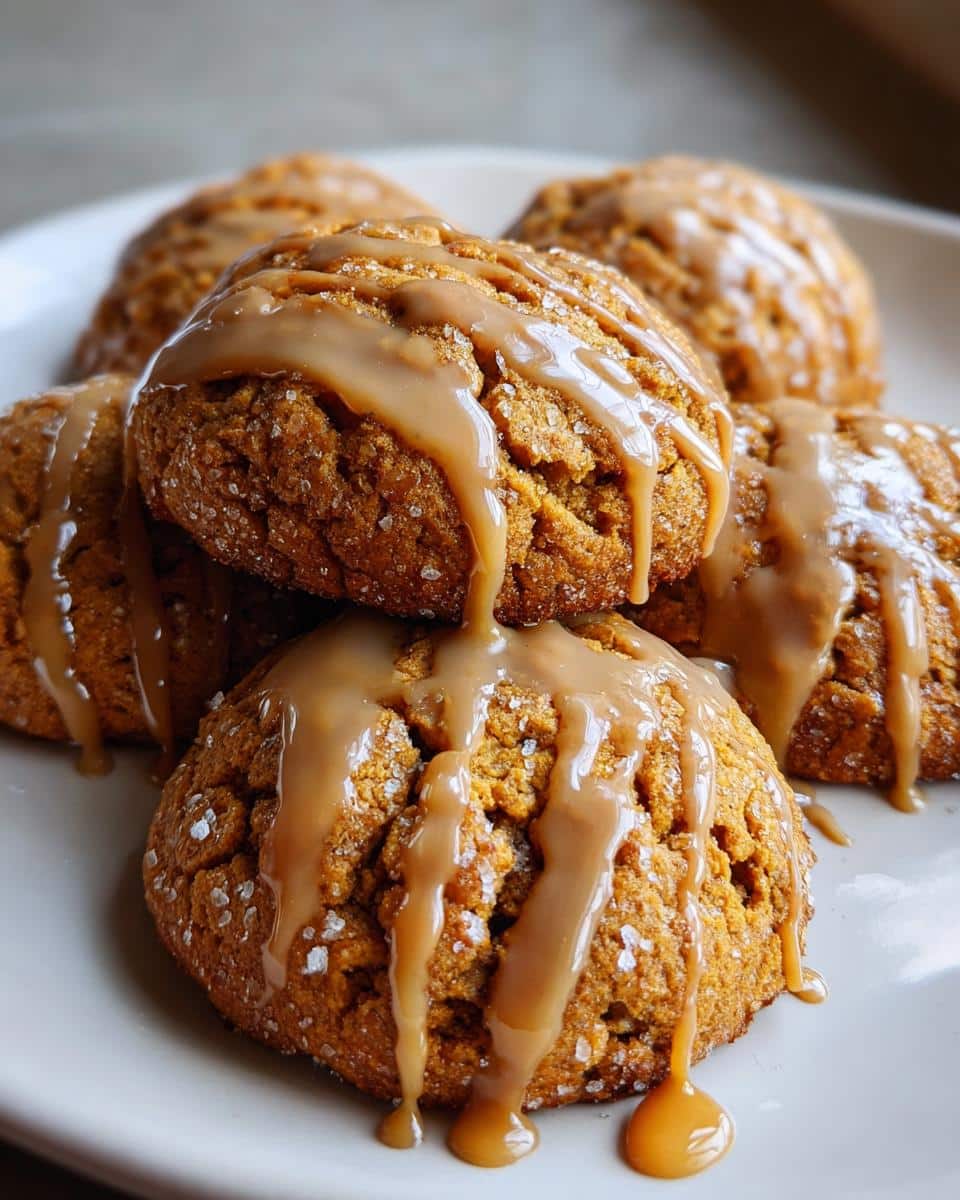 Ultimate Pumpkin Spice Latte Cookies with Brown Butter Glaze - detail 1