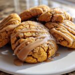 Ultimate Pumpkin Spice Latte Cookies with Brown Butter Glaze