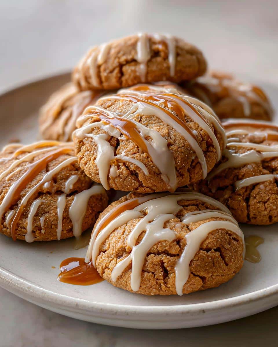 Ultimate Pumpkin Spice Latte Cookies with Brown Butter Glaze - detail 2