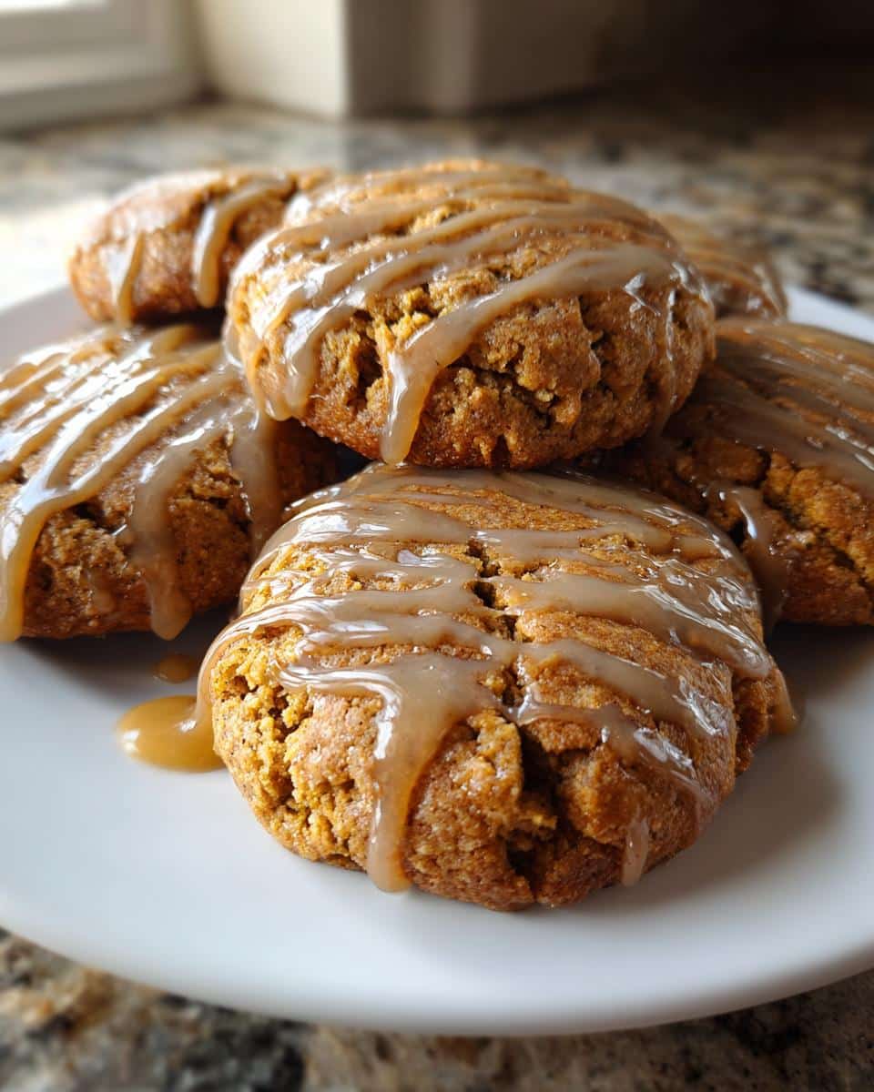 Ultimate Pumpkin Spice Latte Cookies with Brown Butter Glaze - detail 3