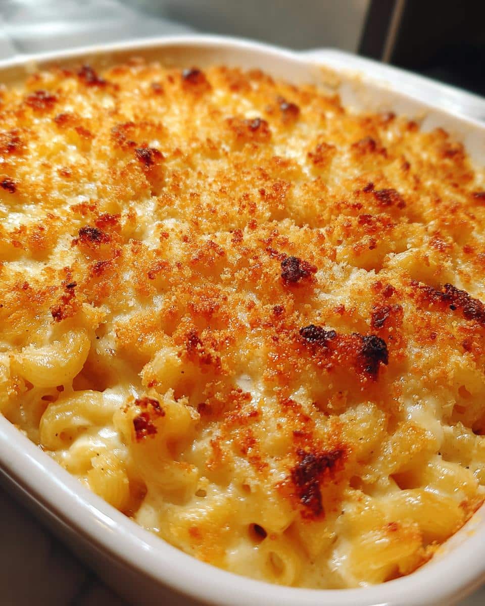 Ultimate Three-Cheese Mac and Cheese with Breadcrumb Topping - detail 1