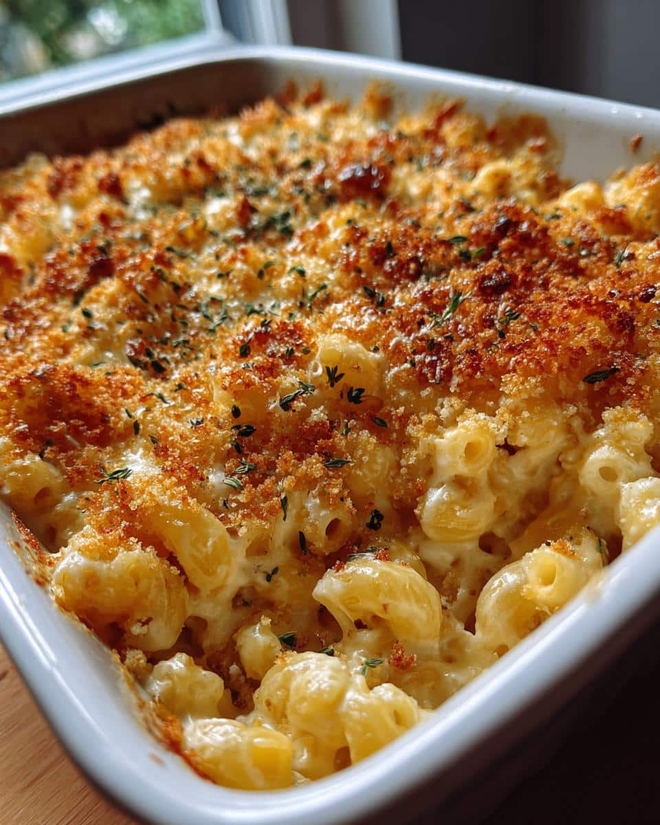 Ultimate Three-Cheese Mac and Cheese with Breadcrumb Topping - detail 3
