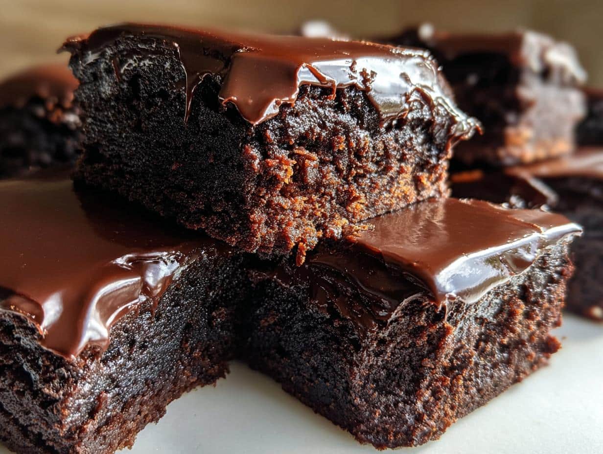 Spellbinding Witch Hat Brownies with Chocolate Ganache in 25 Minutes