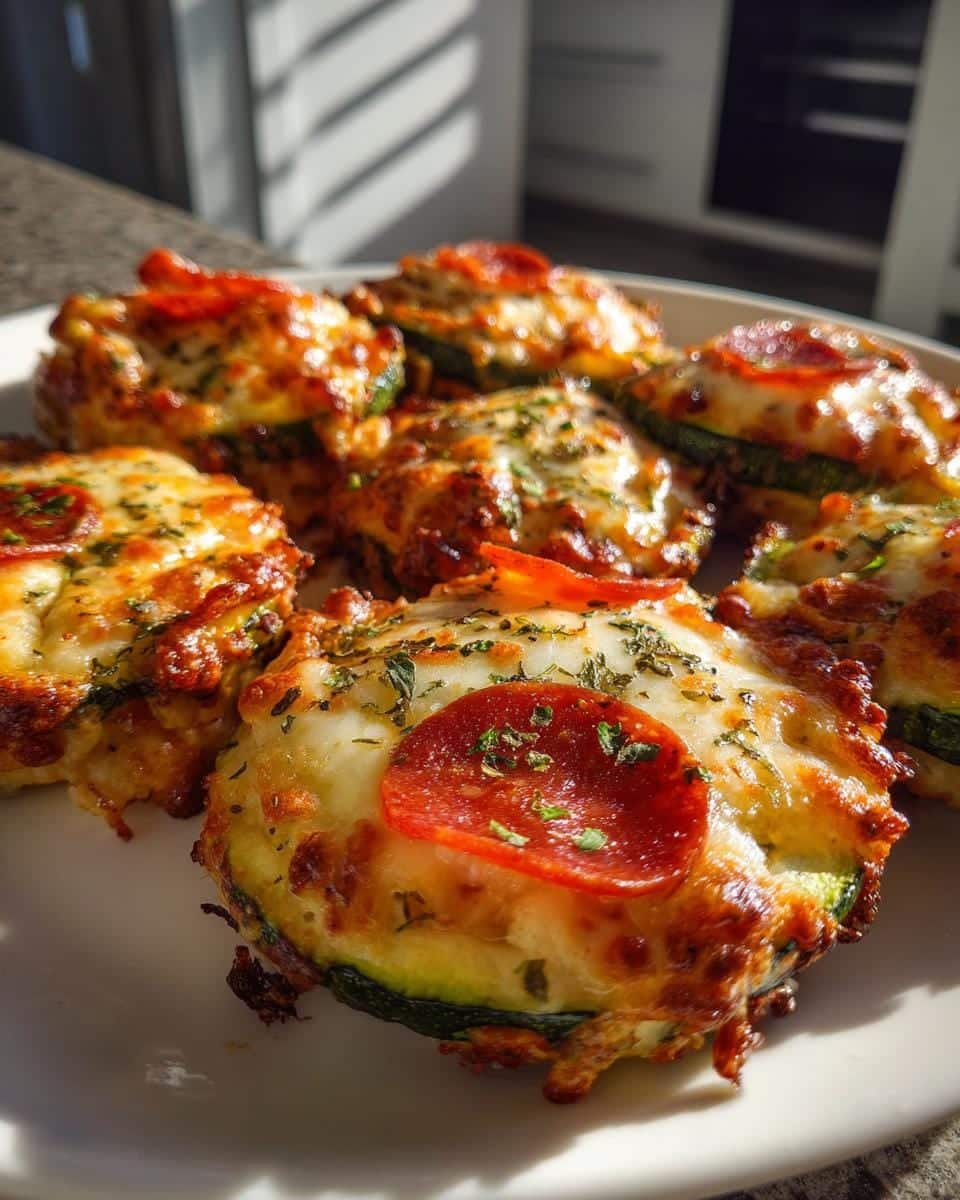 Zucchini Pizza Bites - detail 1