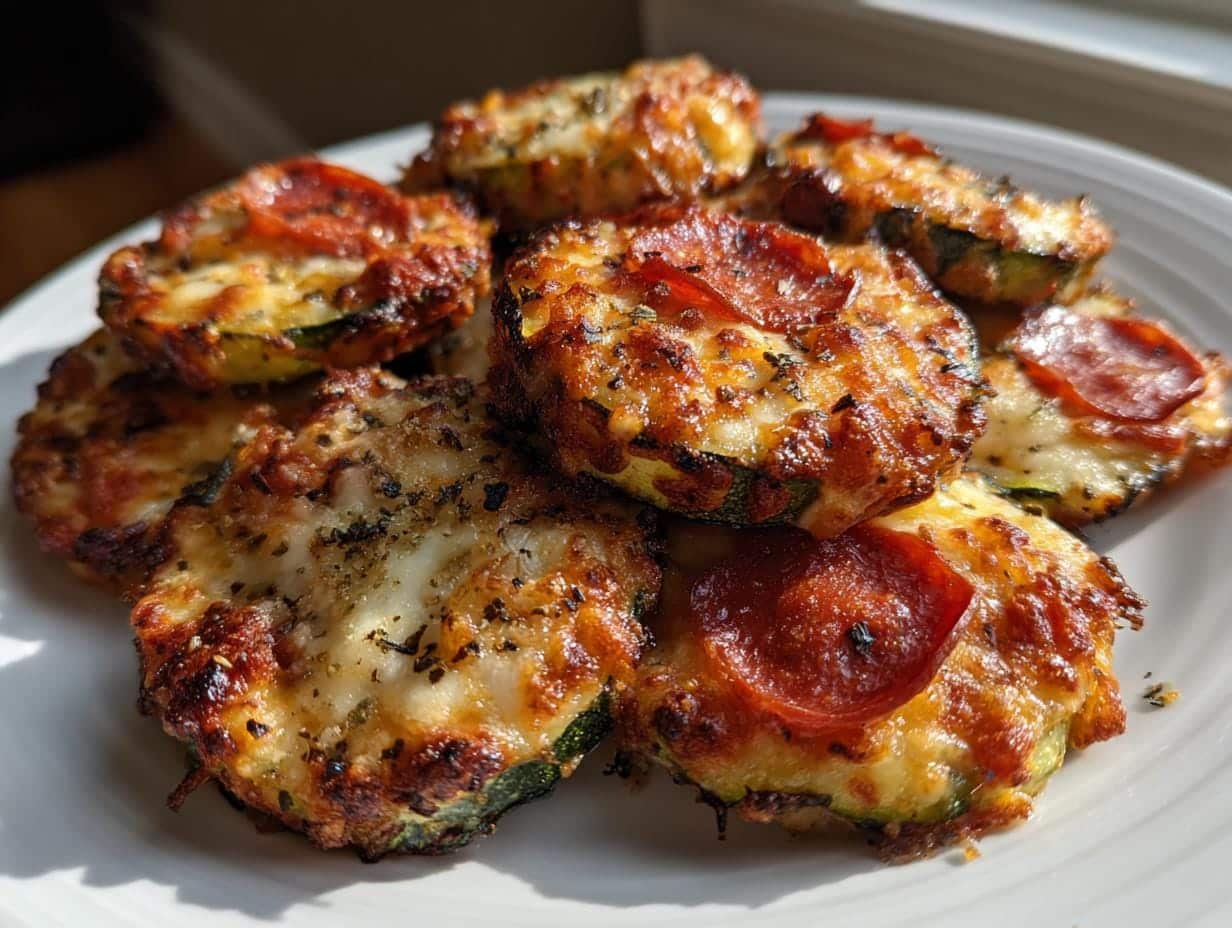 20-Minute Zucchini Pizza Bites: Crispy, Cheesy Bliss