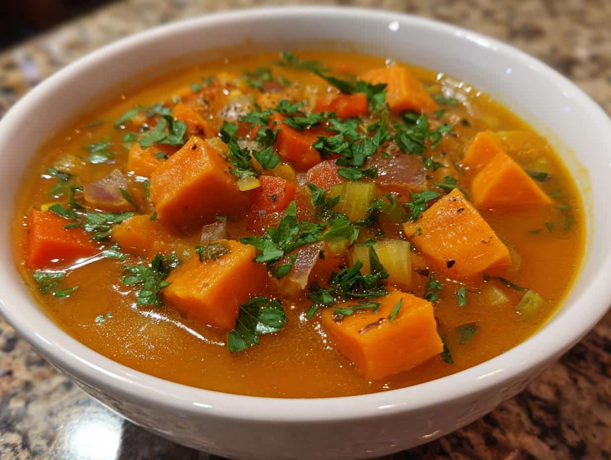 2-Ingredient Miracle: Best Sweet Potato Vegetable Soup That Heals