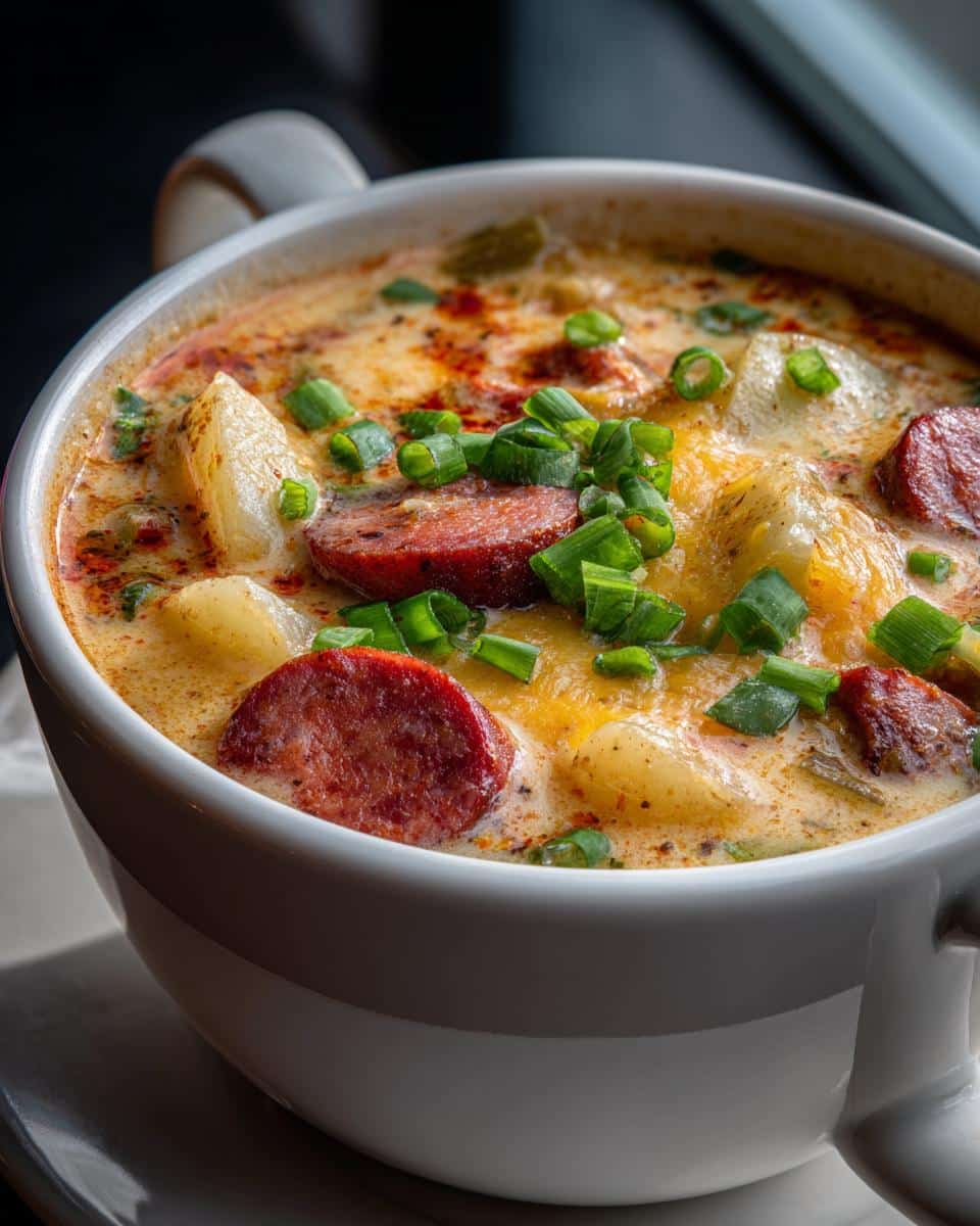 Cajun Potato Soup with Sausage - detail 1