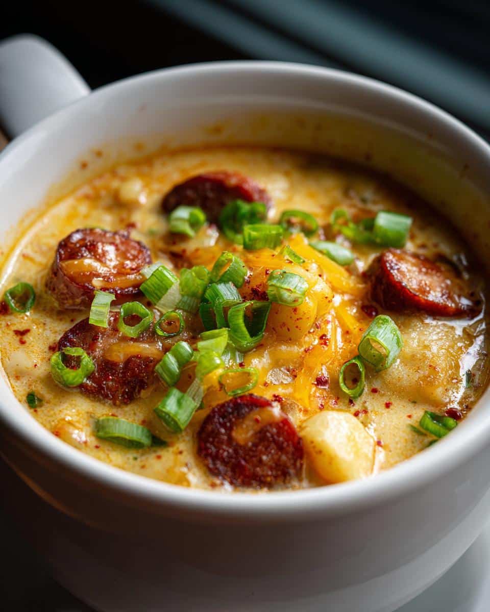 Cajun Potato Soup with Sausage - detail 2