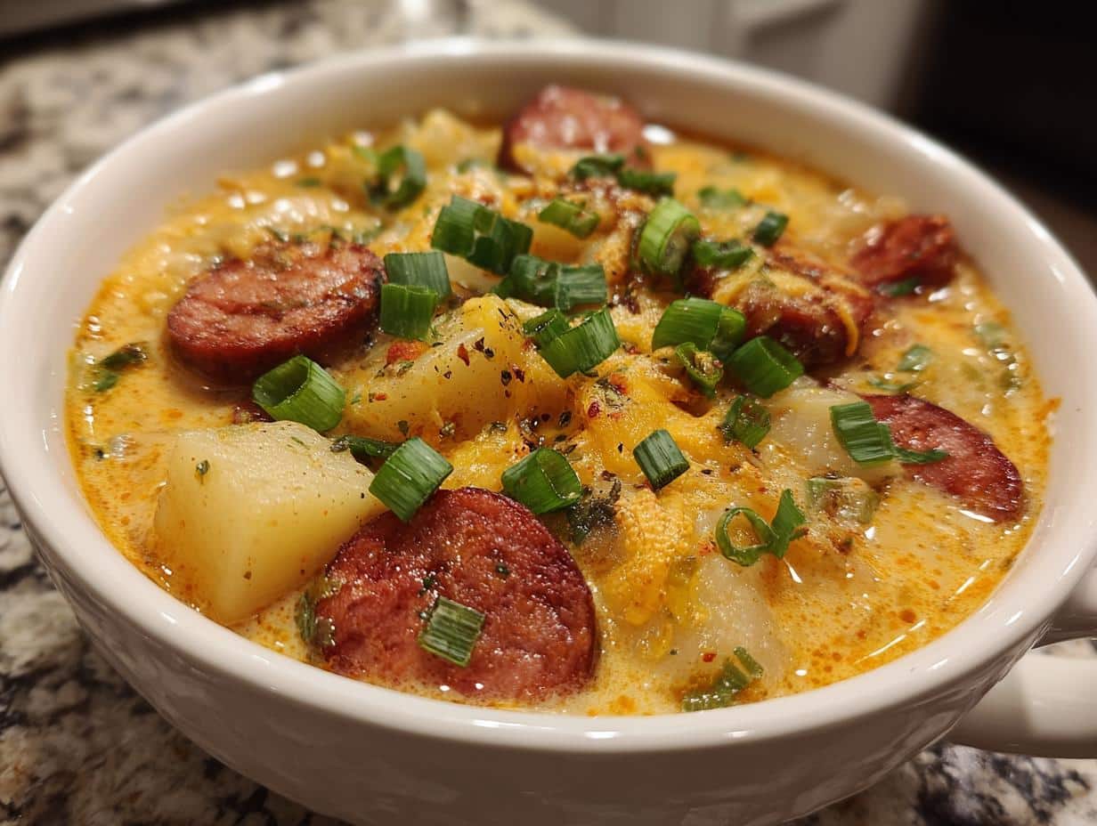 Cajun Potato Soup with Sausage: A Spicy 30-Minute Comfort Feast