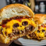 Cheeseburger Skulls Halloween Dinner