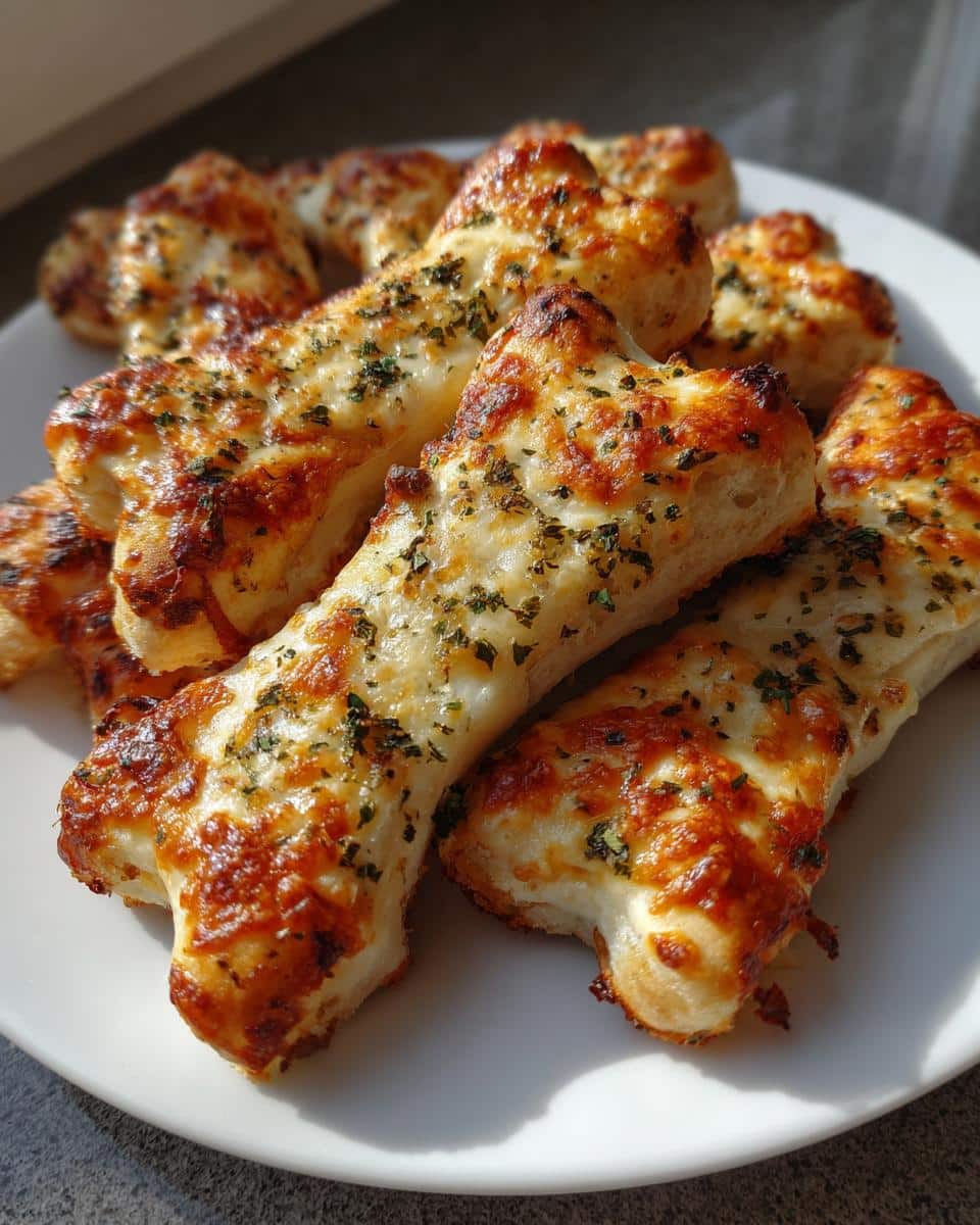 Cheesy Breadstick "Bones" - detail 1