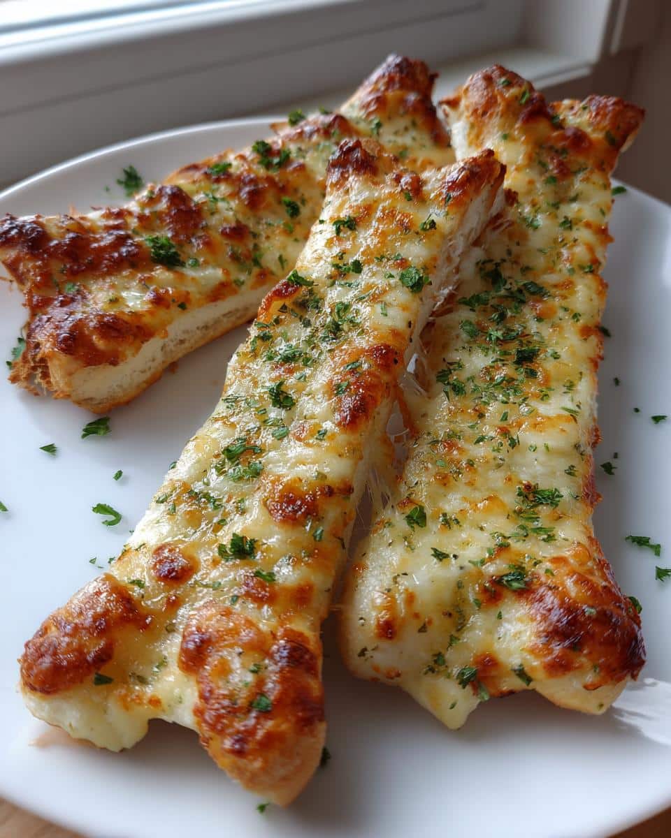 Cheesy Breadstick "Bones" - detail 2