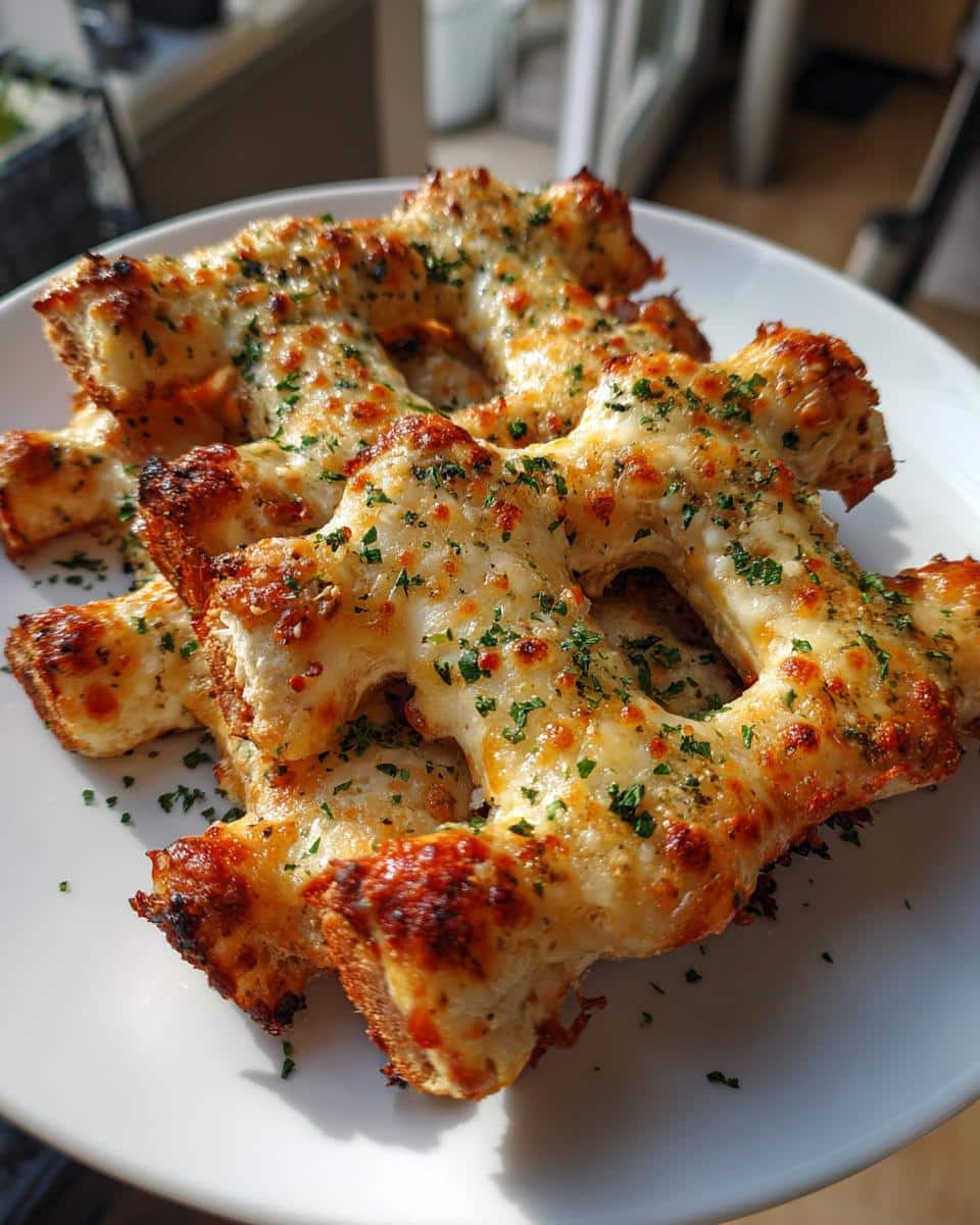 Cheesy Breadstick "Bones" - detail 3