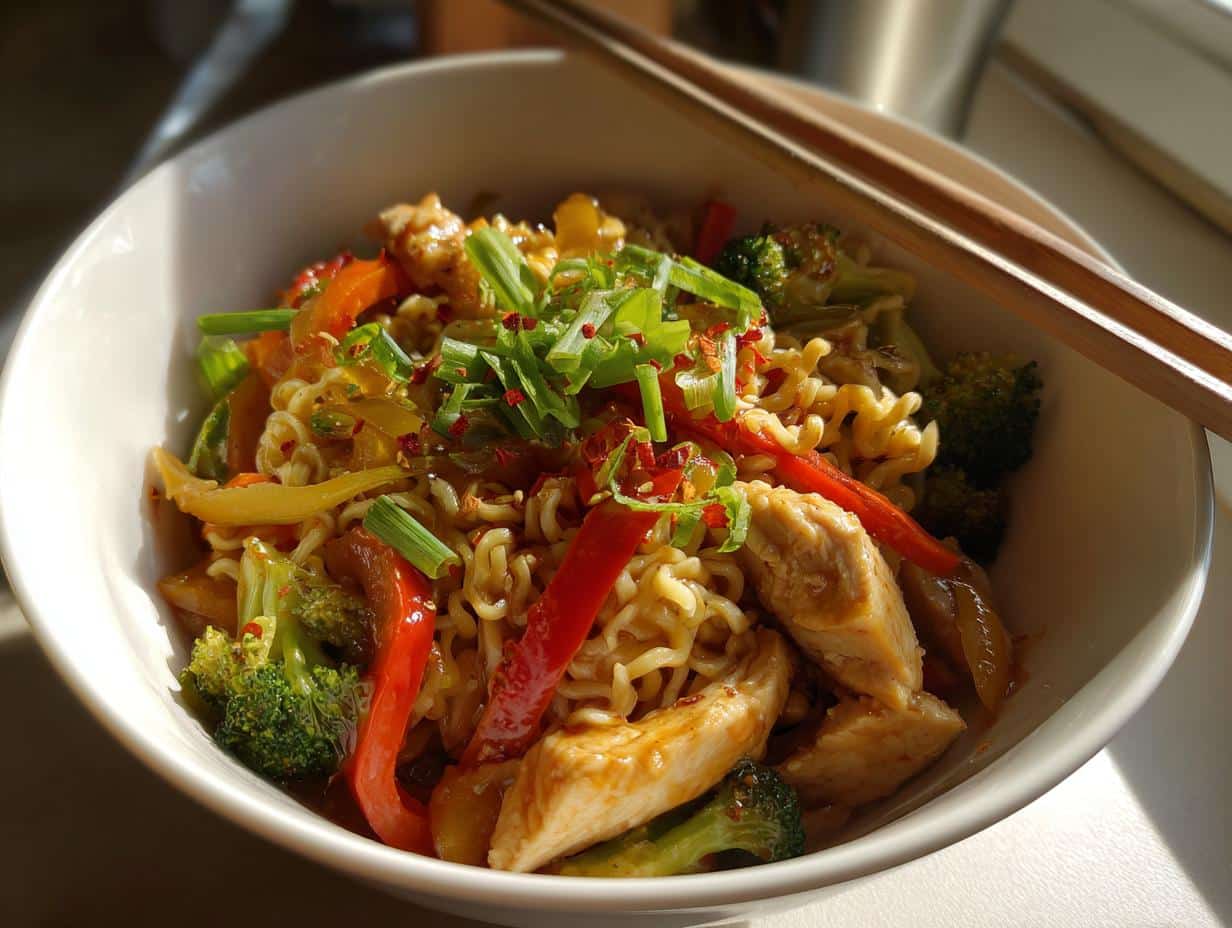 30-Minute Chicken Ramen Stir Fry for Busy Nights
