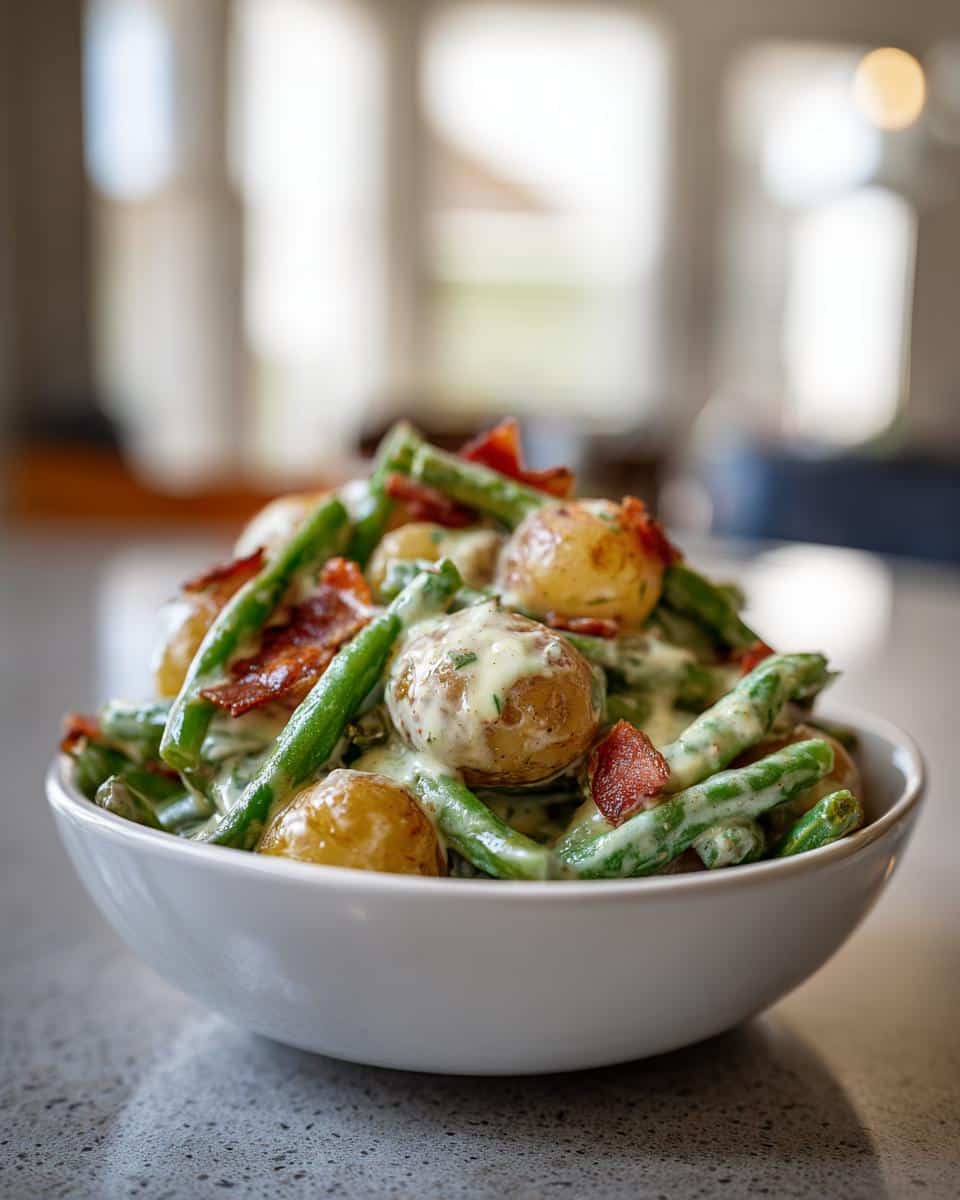 Country Ranch Green Beans and Potatoes with Bacon – Hearty Comfort Food! - detail 3