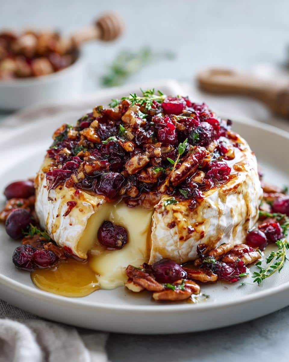 Cranberry Pecan Baked Brie – A Perfect Appetizer - detail 3