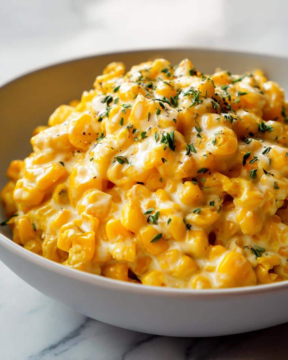 Creamed Corn Thanksgiving Side Dish - detail 1