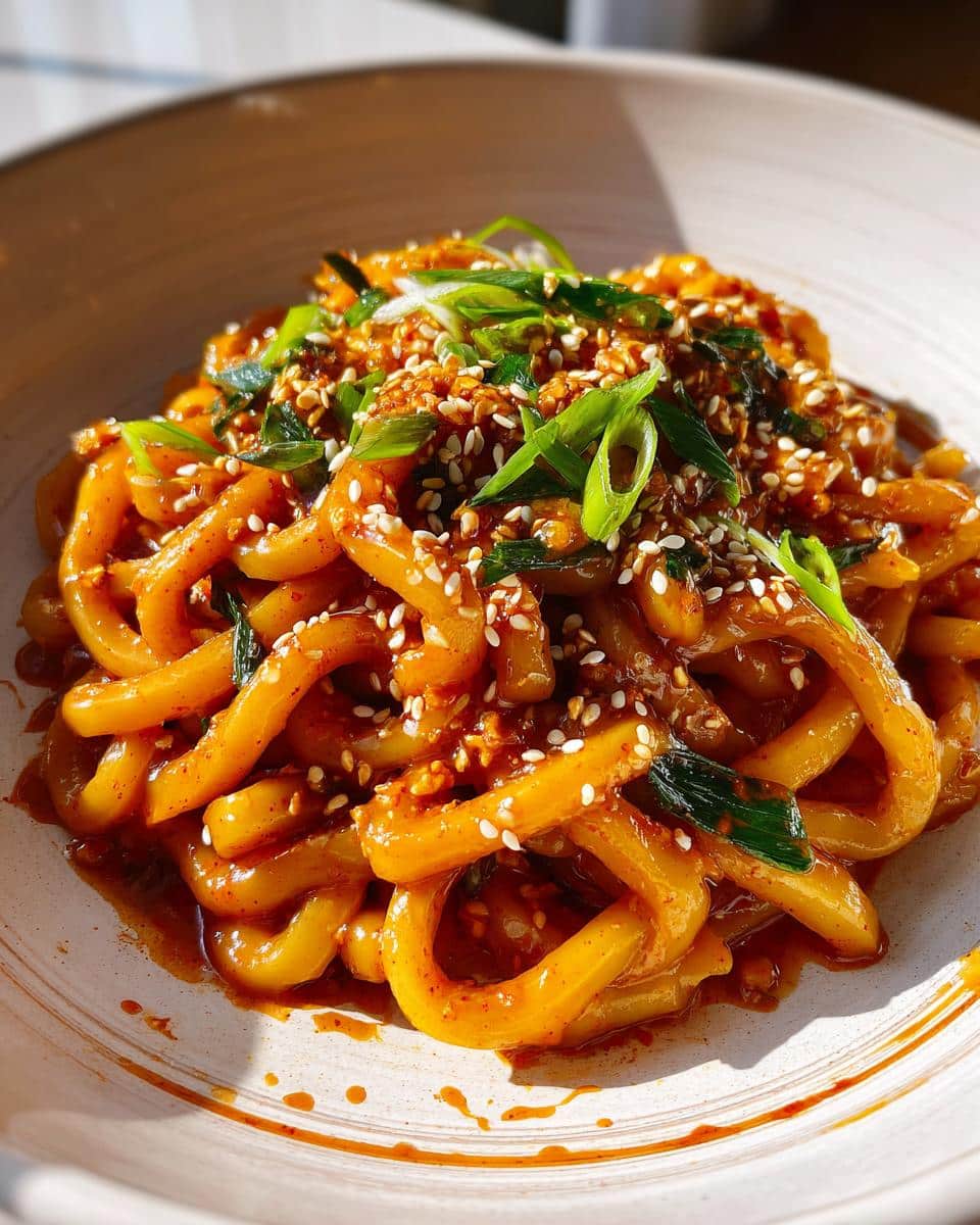 Creamy Gochujang Udon Noodles - detail 1