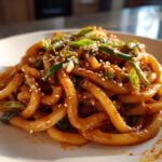 Creamy Gochujang Udon Noodles
