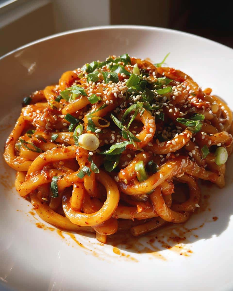 Creamy Gochujang Udon Noodles - detail 2
