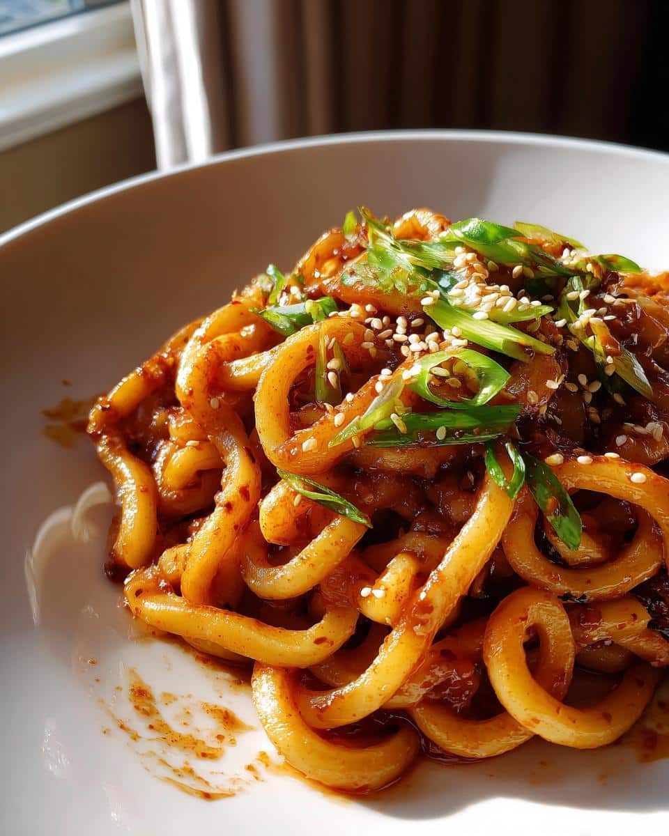Creamy Gochujang Udon Noodles - detail 3