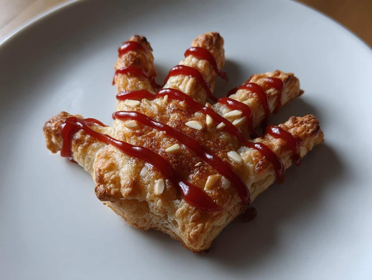 Spooky 20-Minute Creepy Halloween Hand Appetizer Recipe