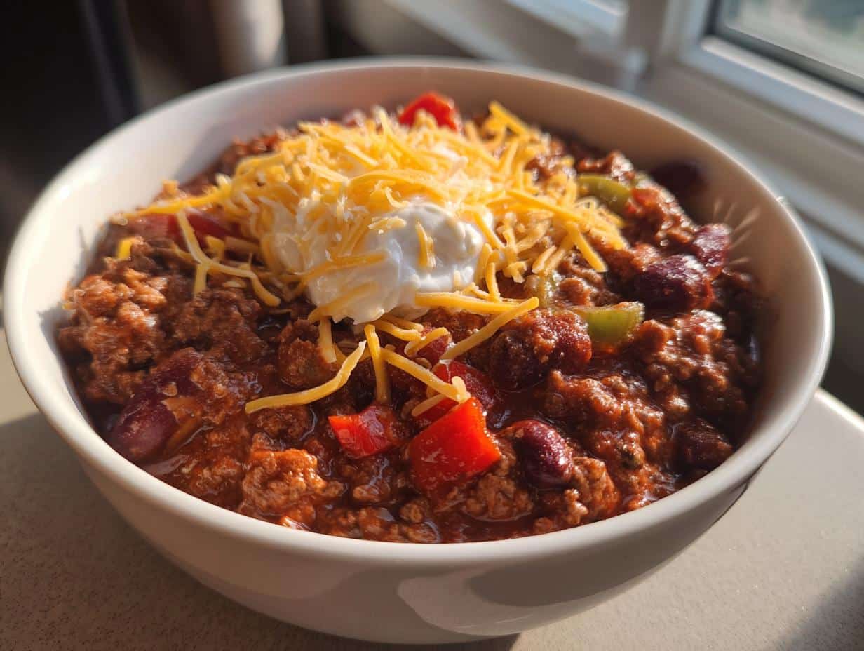Crockpot Classic Chili: 7 Hours to Hearty Comfort Food Bliss