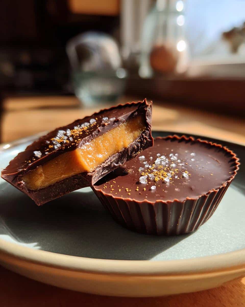 Dairy Free Chocolate Pumpkin Butter Cups - detail 1
