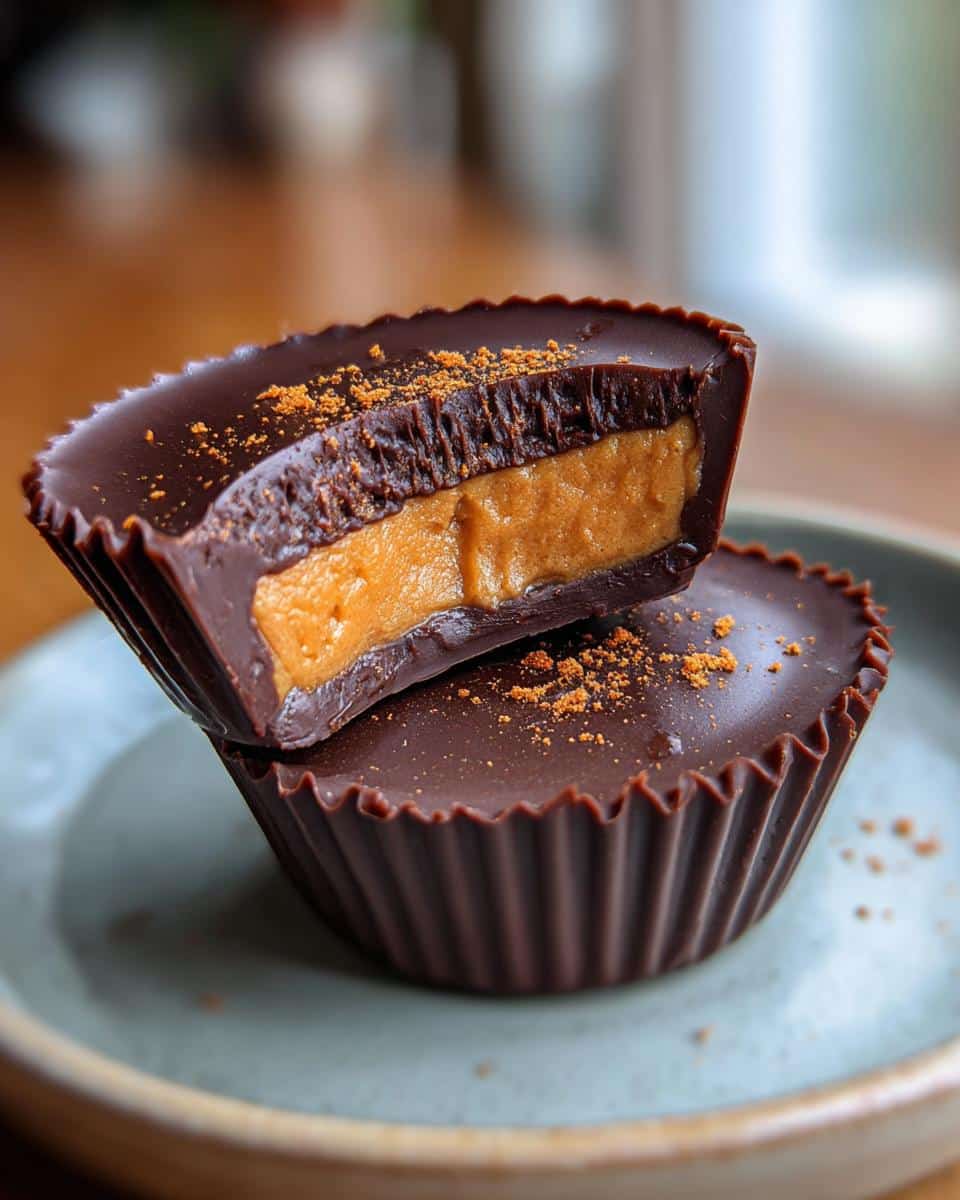 Dairy Free Chocolate Pumpkin Butter Cups - detail 3